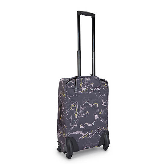 Kipling Darcey Small Printed Carry-On Rolling Koffers Blauw | NL 1471OK